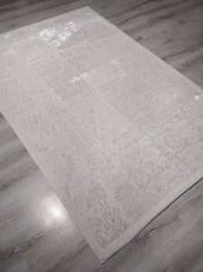 Pamuk Halı Lux Cotto Pathchwork Ekru Özel Ölçü Toplu Sipariş
