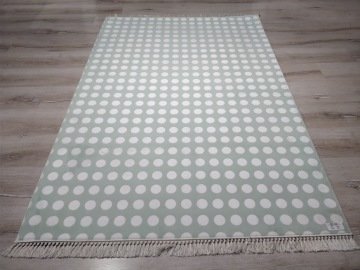 YamalıHome Bambu Kilim PT35 Yeşil 120x180 cm Pratik Halı