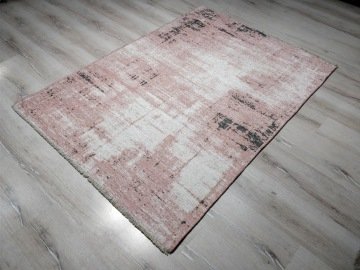 Yamalı Home Maçka 2810Pudra Gri 120X180 cm Çift Taraflı Kilim