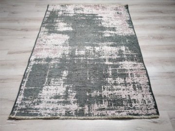 Yamalı Home Maçka 2830 Lila Gri 120x170 cm Çift Taraflı Kilim