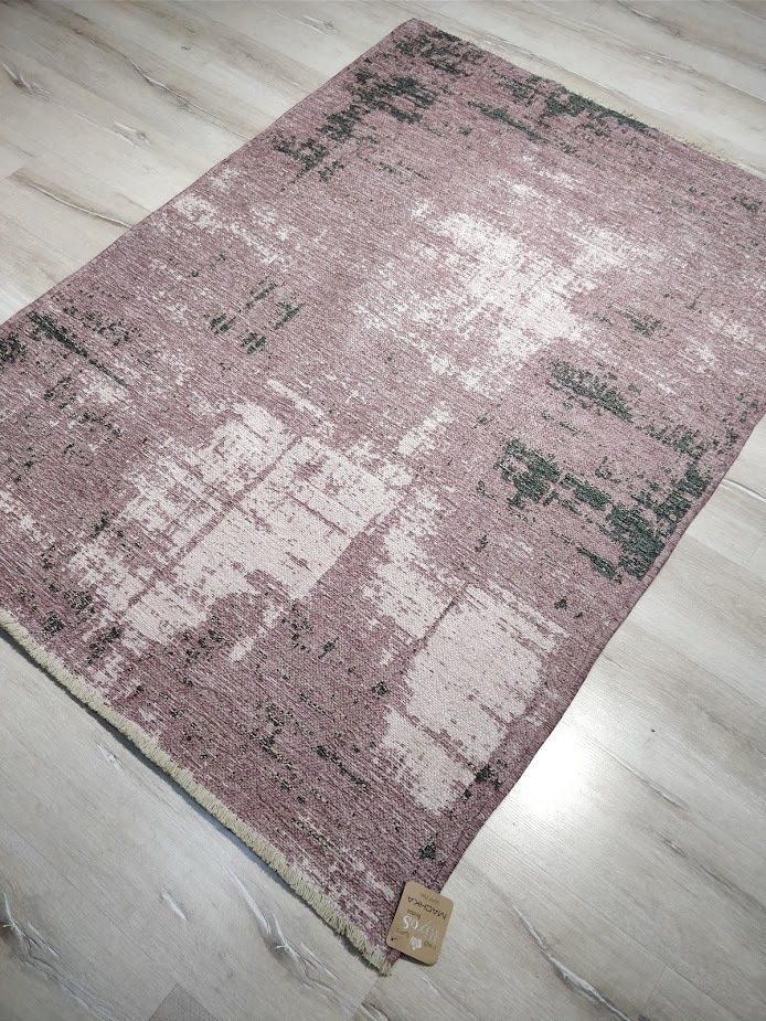 Yamalı Home Maçka 2830 Lila Gri 120x170 cm Çift Taraflı Kilim