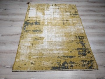 Yamalı Home Maçka 2840 Hardal Gri 120x170 cm Çift Taraflı Kilim