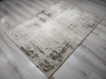 Yamalı Home Maçka 2850 Bej Kahve 120x170 cm Çift Taraflı Kilim