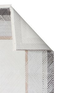 Eko Halı Lisbon New LS05 Krem Gri Salon Halısı 160x230 cm