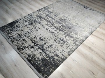 Eko Halı Cordoba DB01Gri 160x230cm İpekli İnce Salon Halısı