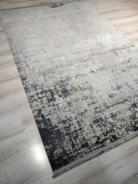 Eko Halı Cordoba DB01Gri 160x230cm İpekli İnce Salon Halısı