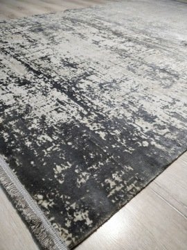 Eko Halı Cordoba DB01Gri 160x230cm İpekli İnce Salon Halısı