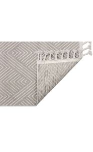 Eko Halı Urban URB01 Gri Beyaz Kilim Desenli Halı