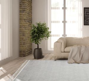 Eko Halı Urban URB01 Gri Beyaz Kilim Desenli Halı
