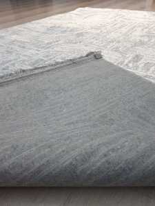 Eko Halı Sateen ST08Gri İnce Halı 80x150 cm