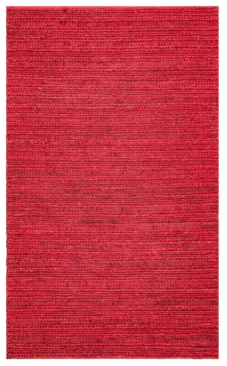 Eko Halı Flatweave Triple Kırmızı El Dokuma Jüt Hasır Halı 120x180 cm