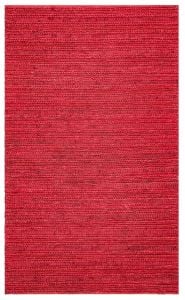 Eko Halı Flatweave Triple Kırmızı El Dokuma Jüt Hasır Halı 120x180 cm