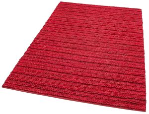 Eko Halı Flatweave Triple Kırmızı El Dokuma Jüt Hasır Halı 120x180 cm
