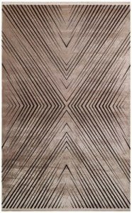 Eko Halı Cordoba DB06Antrasit Vizon İpekli İnce Salon Halısı 160x230 cm