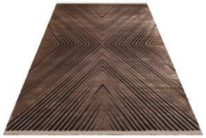 Eko Halı Cordoba DB06Antrasit Vizon İpekli İnce Salon Halısı 160x230 cm