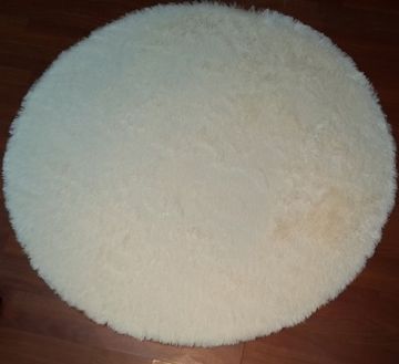 DOĞUŞ TAVŞAN TÜYÜ KREM 140X200 cm OVAL