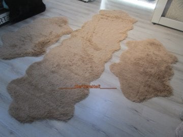 Doğuş Peluş Tavşan Tüyü Post 3lü Yatak Odası Takımı