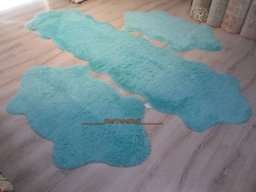 Doğuş Peluş Tavşan Tüyü Post 3lü Yatak Odası Takımı