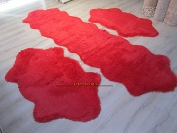 Doğuş Peluş Tavşan Tüyü Post 3lü Yatak Odası Takımı