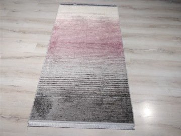 YAMALI home Monaco M108Gri Pembe 80x150 cm Dokuma Yolluk