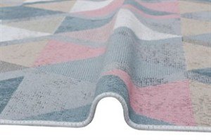 Eko Halı Arya Kilim AR10 Mavi Pembe Çift Taraflı Kilim 120x180 cm