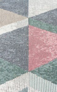 Eko Halı Arya Kilim AR10 Mavi Pembe Çift Taraflı Kilim 120x180 cm