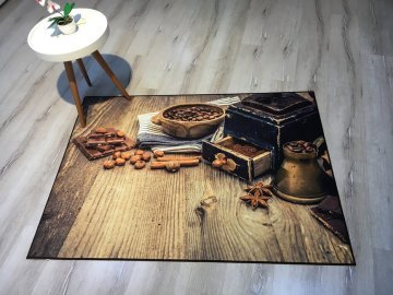 Doğuş 3Boyutlu Halı 3D-701 Kahve 100x140cm