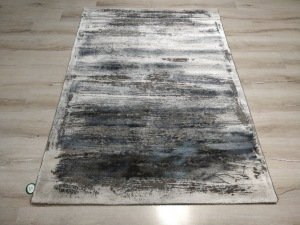 Eko Halı Como CM14 Gri Mavi Modern Halı 80x300 cm