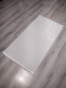 Eko Halı Sateen ST08 Beyaz İnce Halı 80x150 cm