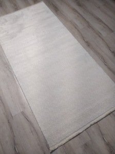 Lima Halı Yolluk 5801A Beyaz Düz Renk Yolluk 100x200 cm