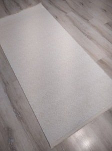 Lima Halı Yolluk 5801A Beyaz Düz Renk Yolluk 100x200 cm