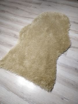 YamalıHome Peluş Halı APost Camel 100x150 cm Post Halı