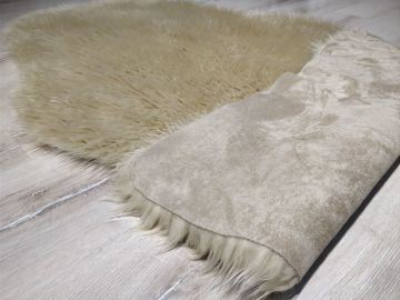 YamalıHome Peluş Halı APost Camel 100x150 cm Post Halı