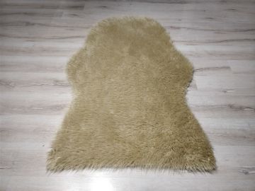 YamalıHome Peluş Halı APost Camel 100x150 cm Post Halı