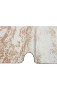 Eko Halı Sateen ST01 Krem Bej Hav Toz Vermez Yıkanabilir Kaymaz İnce Dokuma Modern Halı 120x180 cm