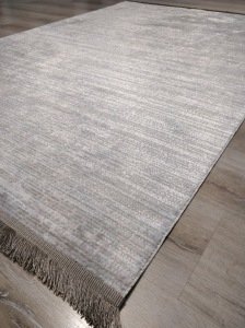 Eko Halı Sateen ST09Gri XW İnce Halı 120x180 cm