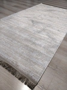 Eko Halı Sateen ST09BejGoldXW Bej İnce Halı 80x150 cm