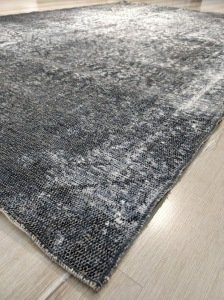 Joker Halı Norm Manşet 40-002 Koyu Gri Kadifemsi Şönil Halı 150x230 cm