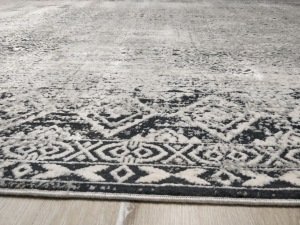 Eko Halı Verona VR08 Gri Siyah XW  Salon Halısı 160x230 cm