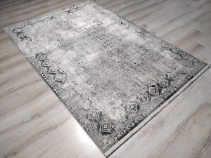 Eko Halı Verona VR08 Gri Siyah XW  Salon Halısı 160x230 cm