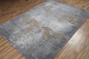 Eko Halı Como CM07 Grey Gold Modern Halı 160x230 cm