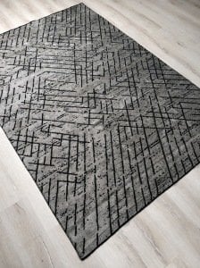 Eko Halı Tribal TRB02 Silver Akrilik İnce Kilim Halı 160x230 cm