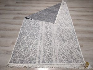 Eko Halı Arya Kilim AR01Grey Gri Çift Taraflı Kilim 120x180 cm