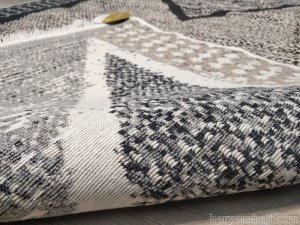 Eko Halı Arya Kilim AR02Grey Gri Çift Taraflı Kilim 120x180 cm