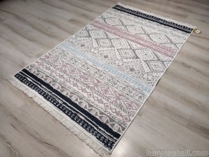 Eko Halı Arya Kilim AR04PinkAqua Pembe Çift Taraflı Kilim 120x180 cm