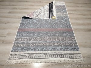 Eko Halı Arya Kilim AR04PinkAqua Pembe Çift Taraflı Kilim 120x180 cm