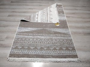 Eko Halı Arya Kilim AR06Natural Krem Bej Çift Taraflı Kilim 120x180 cm