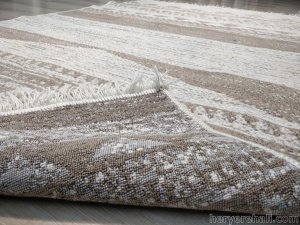Eko Halı Arya Kilim AR06Natural Krem Bej Çift Taraflı Kilim 120x180 cm