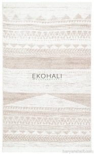 Eko Halı Arya Kilim AR06Natural Krem Bej Çift Taraflı Kilim 120x180 cm