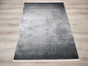Yamalı Home Savona 3608Mavi Gri 120x165 cm Saçaklı Kilim